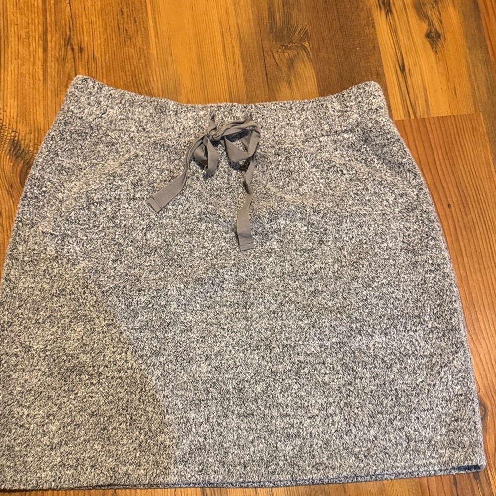 LOFT Heather Gray Mini Skirt